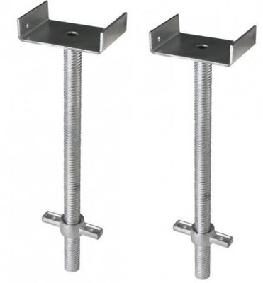 Q235 Glavanzied Adjustable Base Jack Scaffolding for Disc System and Support System
