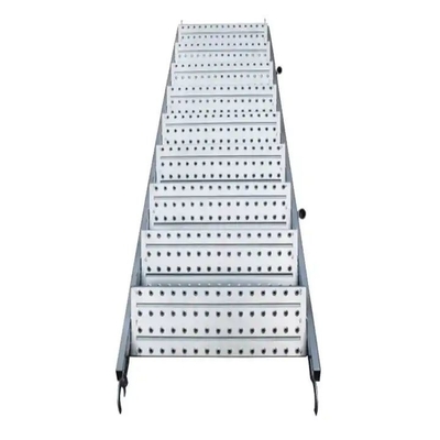HDG Coated Scaffolding Climbing Ladders Heavy Duty Step Extension Ladder