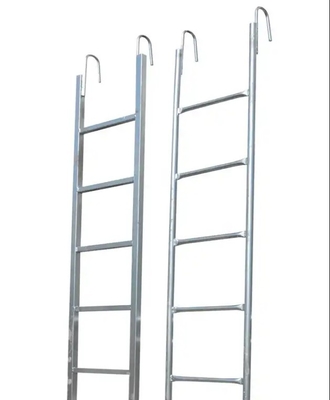 Silver Scaffolding Ladders Aluminum HDG 2 Years 150kg  Load Capacity
