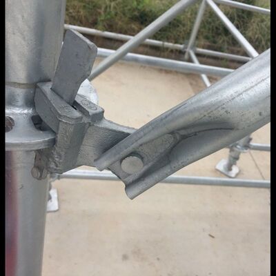 Q235/Q355 Material Scaffold Layher Hot Dipped Galvanized Ringlock Standard Scaffolding System