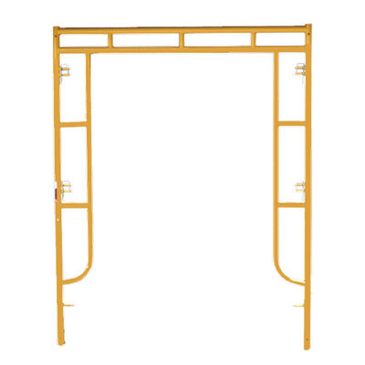 2026 Indoor/Outdoor Steel Walk Through Frame Scaffolding with Powder Coated Finish and Yellow Q355 Steel