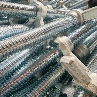 Q235 Base Jack Scaffolding for Building Construction Electro Galvanized or Painted