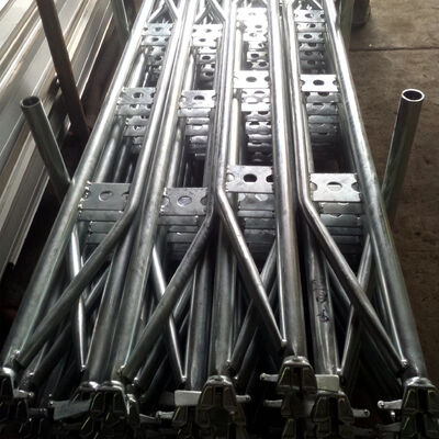 Q235 2M 3M Hot-dip Galvanized Ringlock Bridge Ledger For Construction Scaffolding